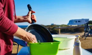 How to clean cookware while Camping