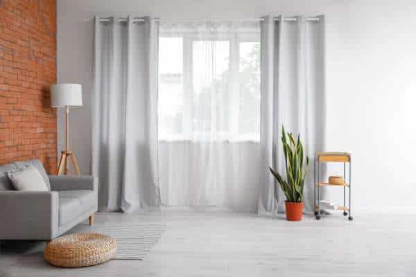 Bold Accents for Modern Curtain Color White Walls