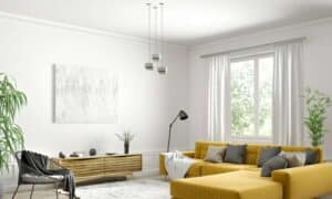 Modern Curtain Color For White Walls